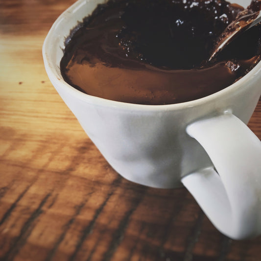 I just created the perfect emergency mug cake.
