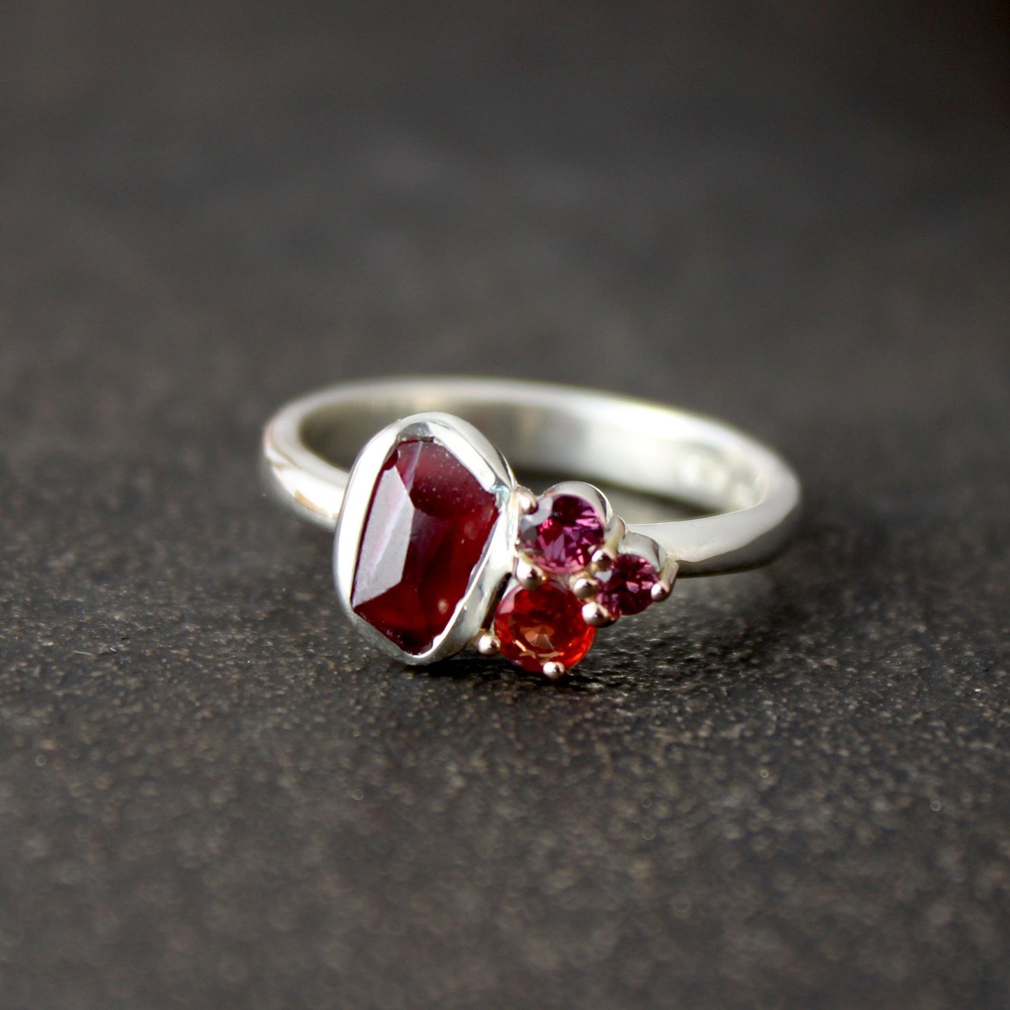 Ruby Reverie Cluster Ring