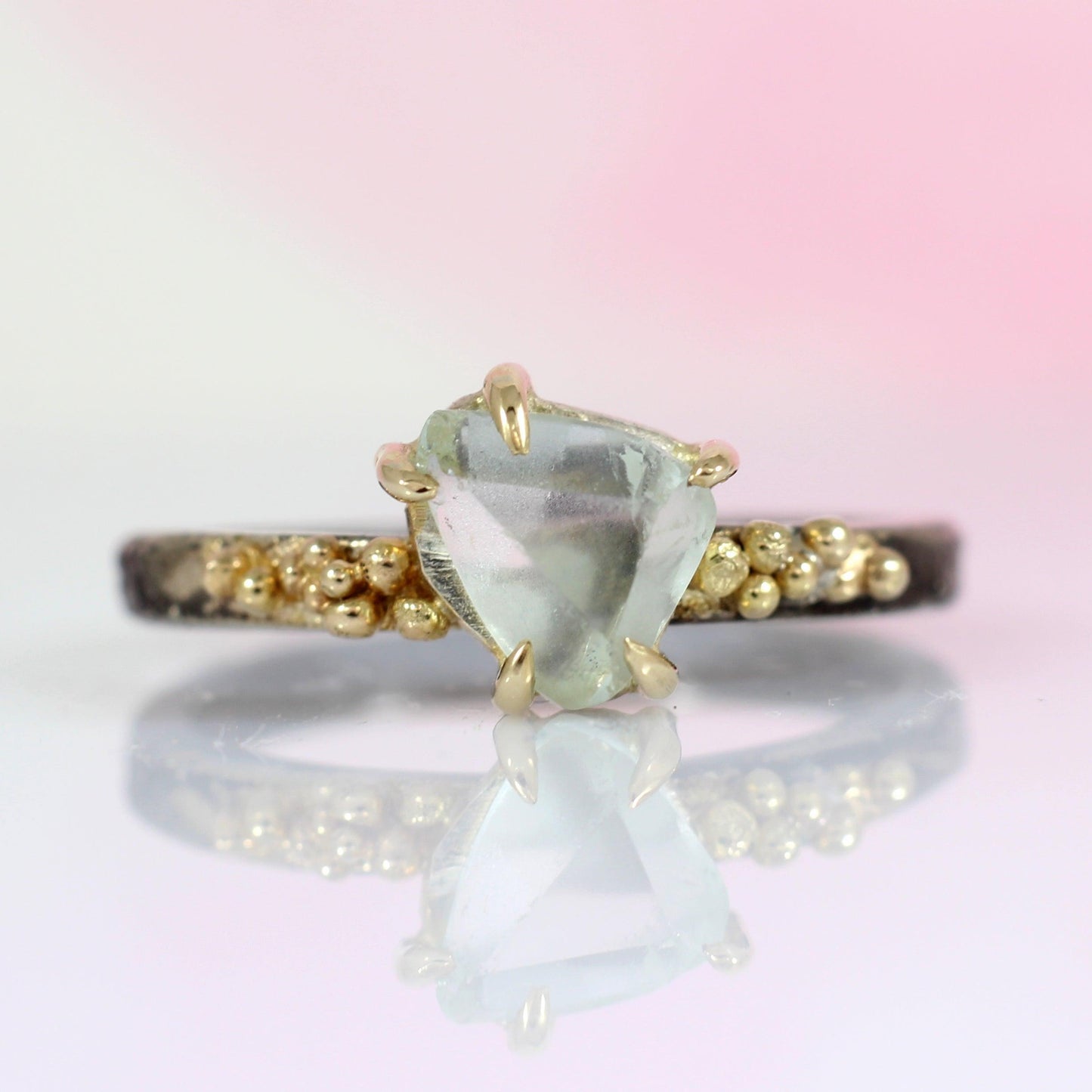 Aquamarine Stone Ring