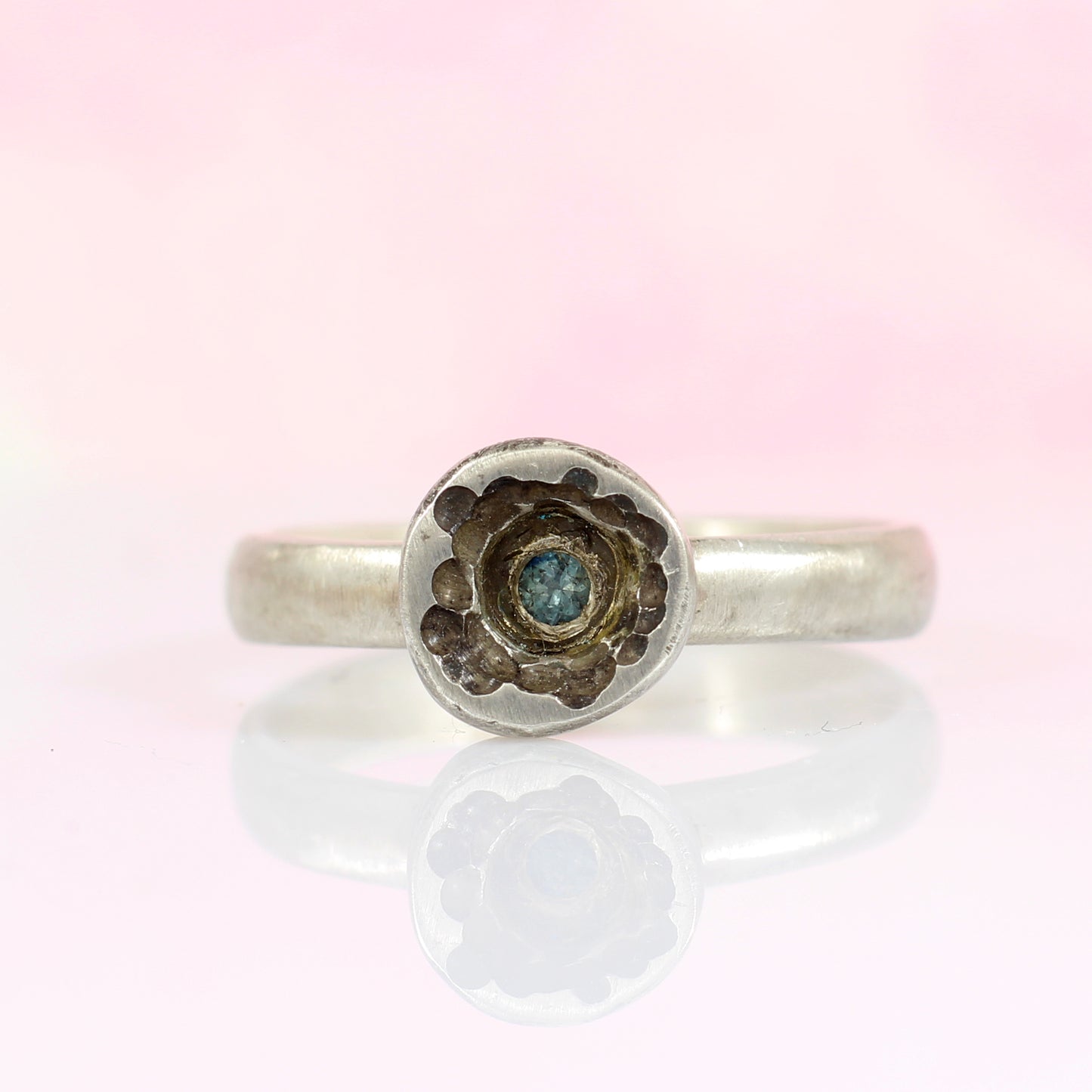Her Hidden Island - sapphire ring