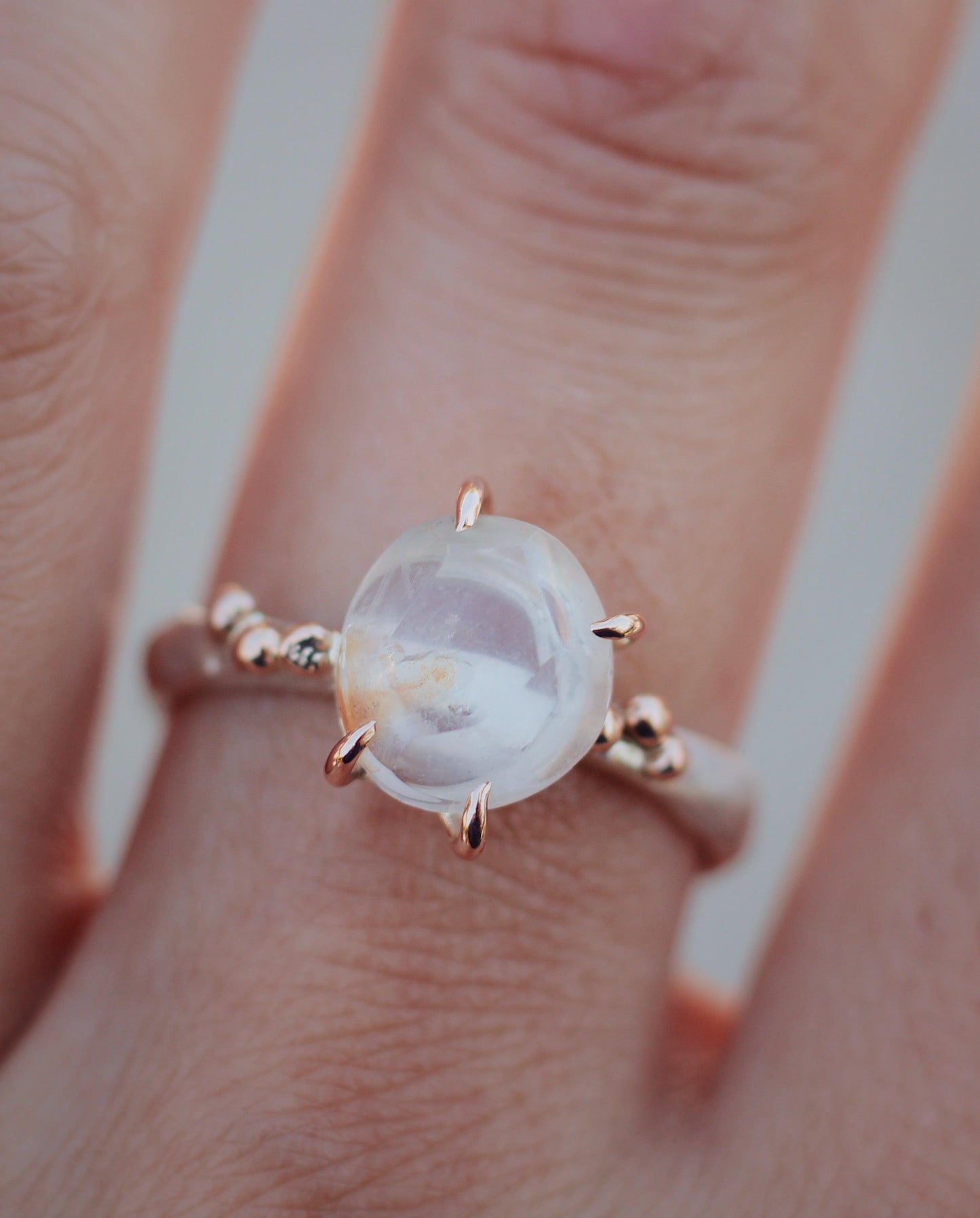 White Topaz Ring