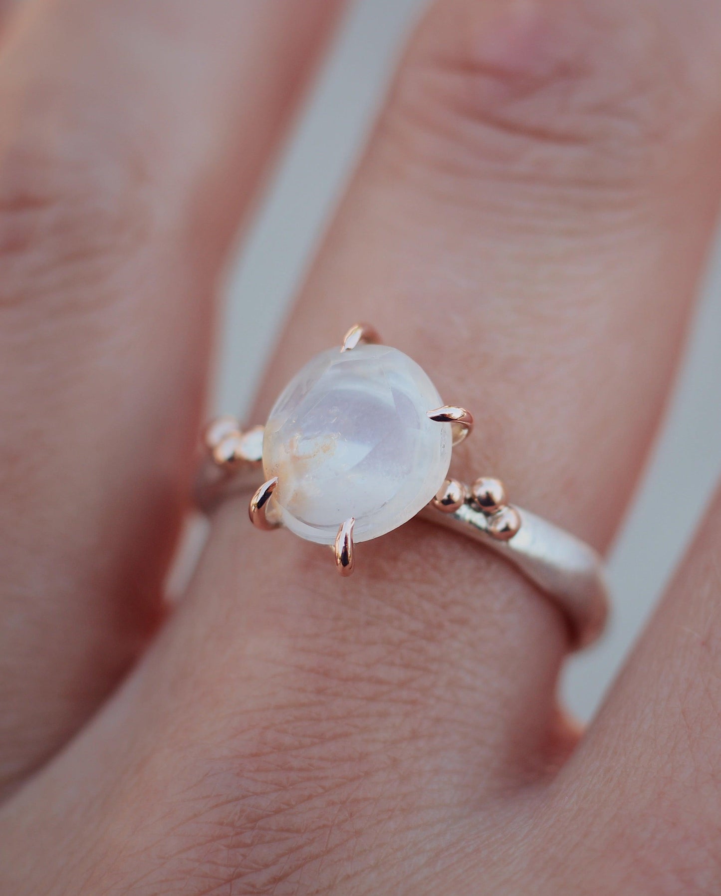 White Topaz Ring