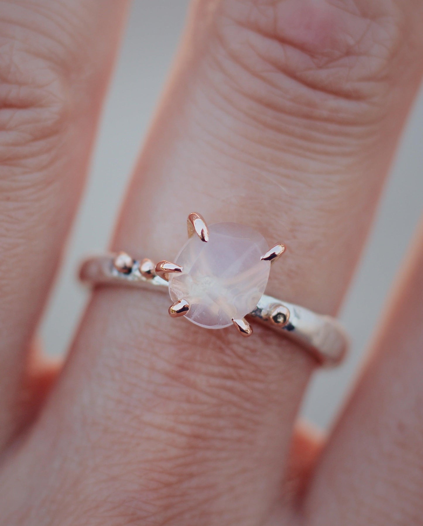 Rose Quartz Ring