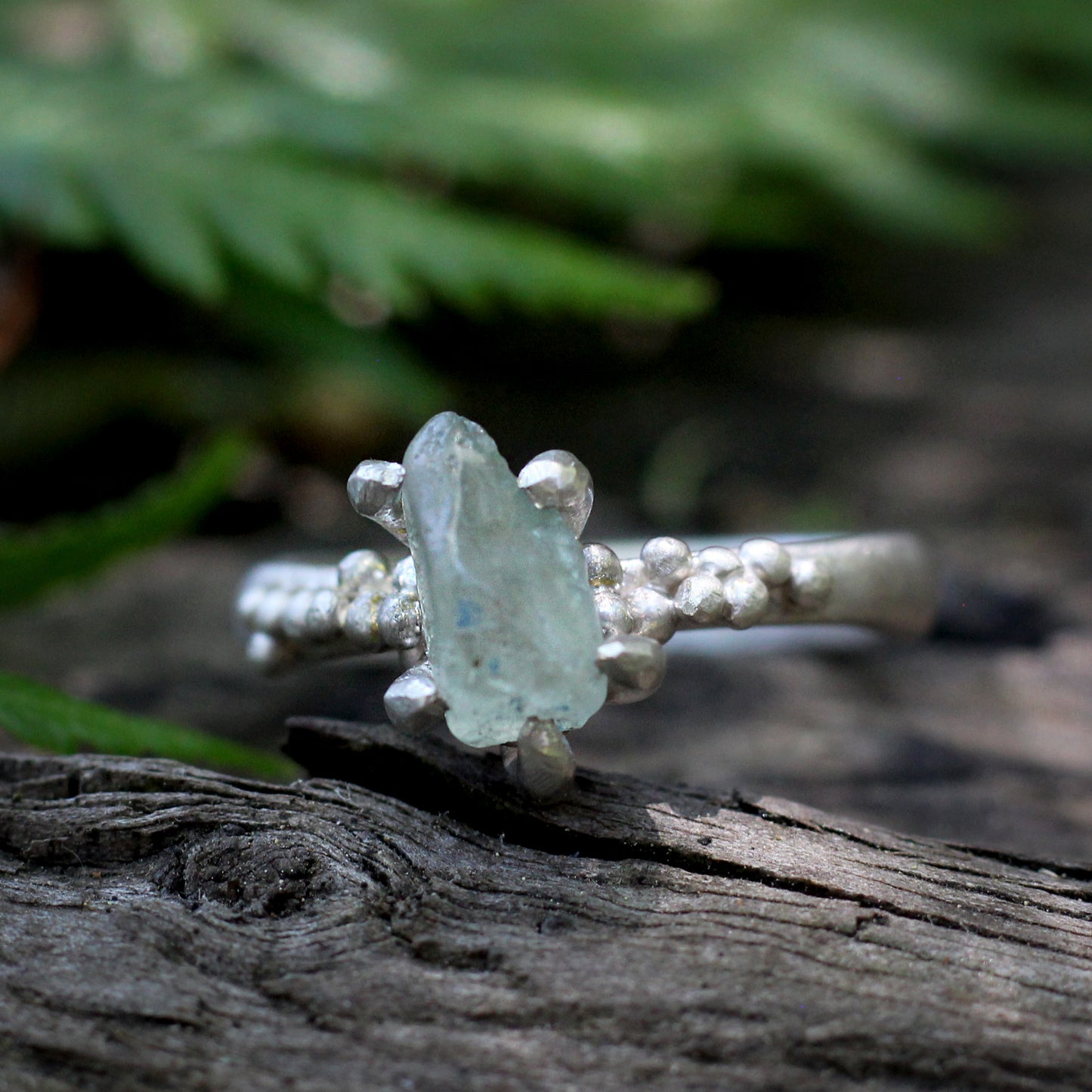 Montana Sapphire ring #1 - Forest Treasure