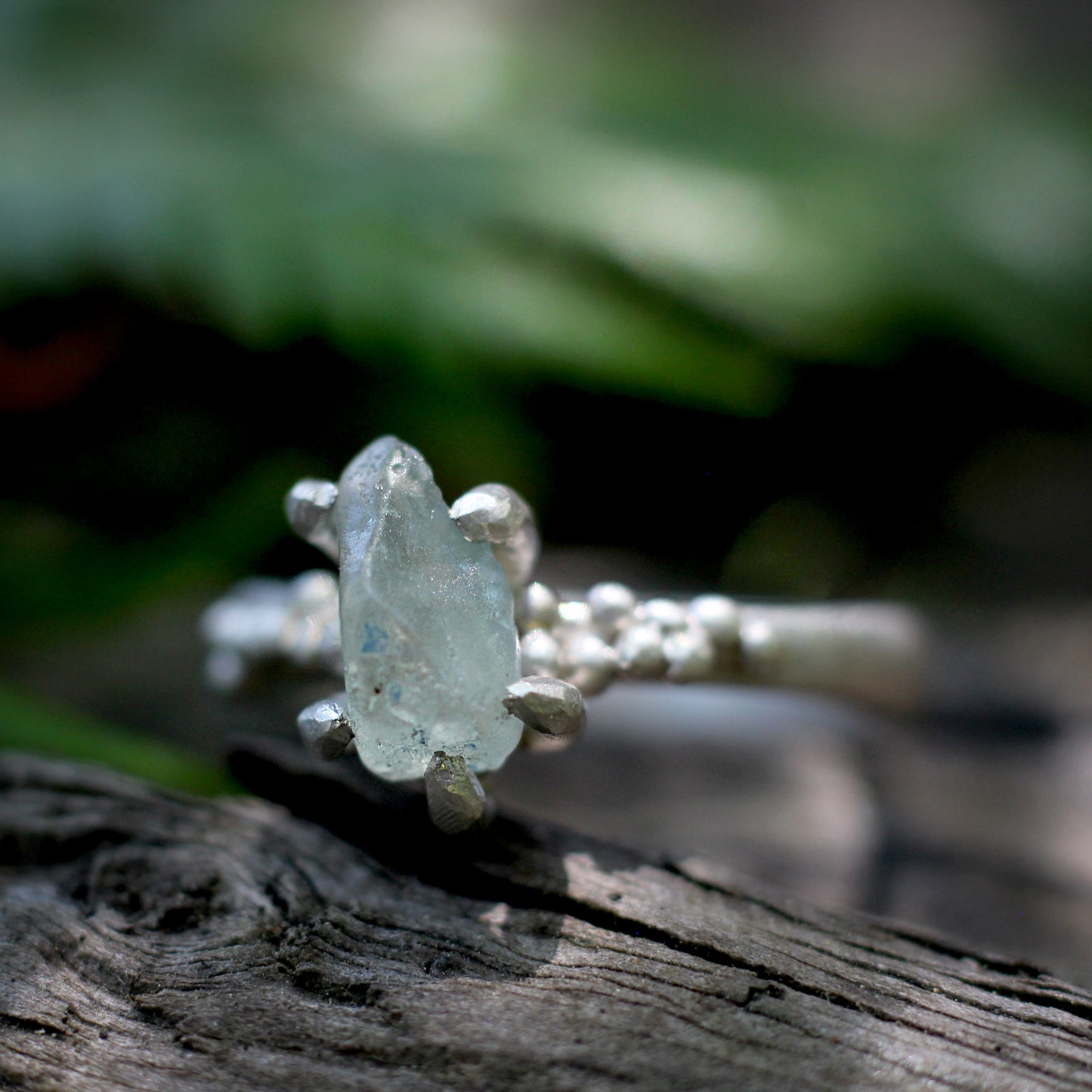 Montana Sapphire ring #1 - Forest Treasure