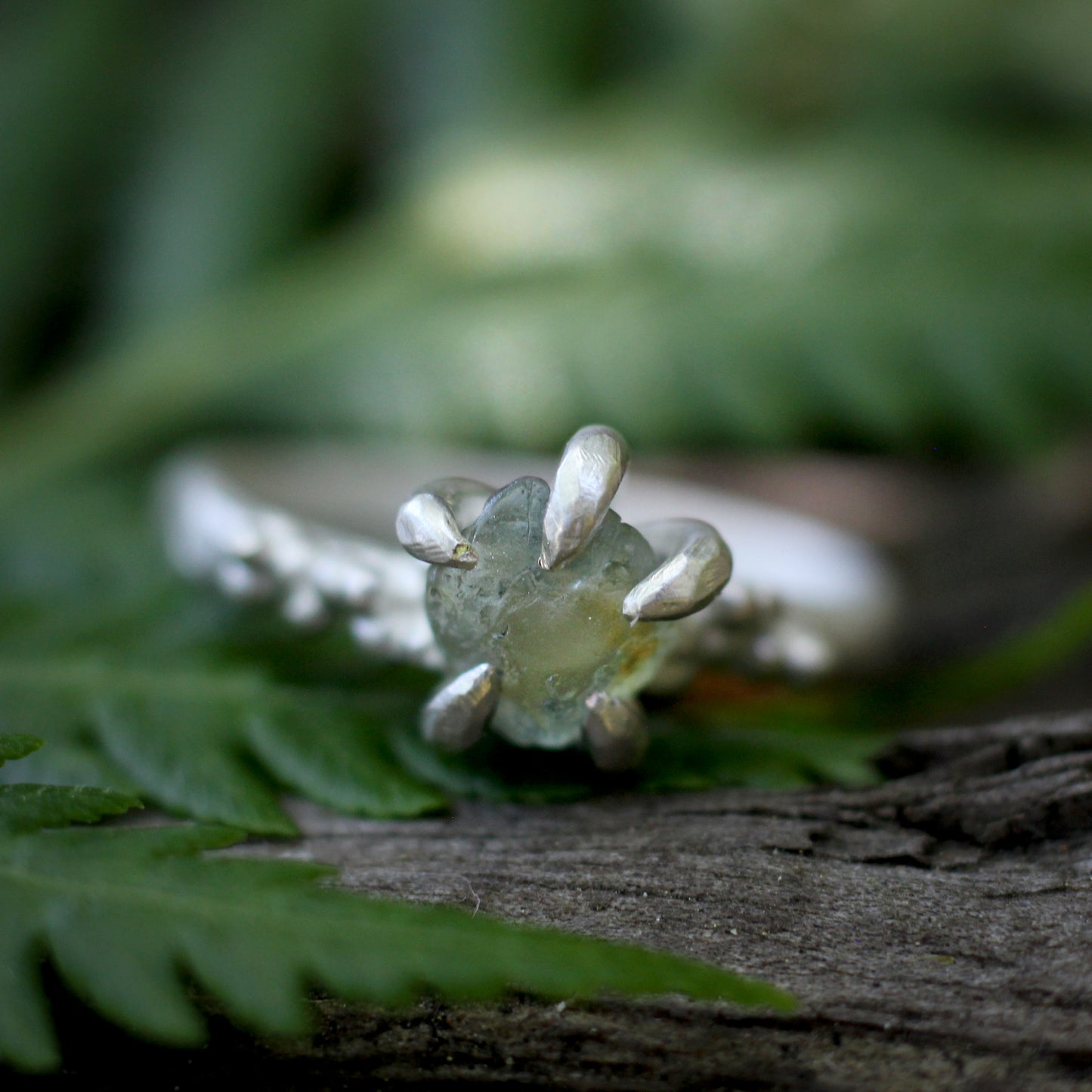Montana Sapphire ring #3 - Forest Treasure