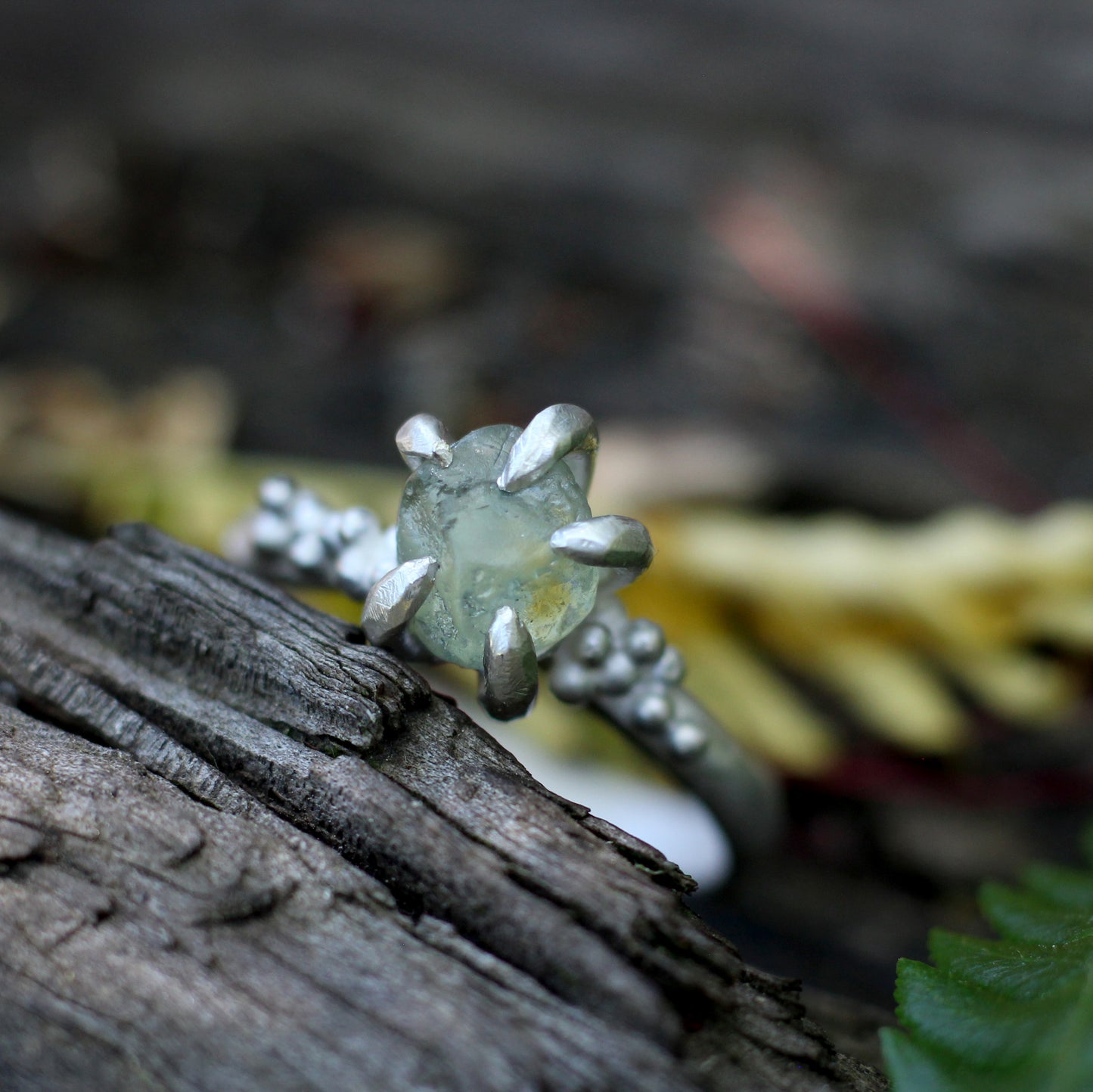 Montana Sapphire ring #3 - Forest Treasure