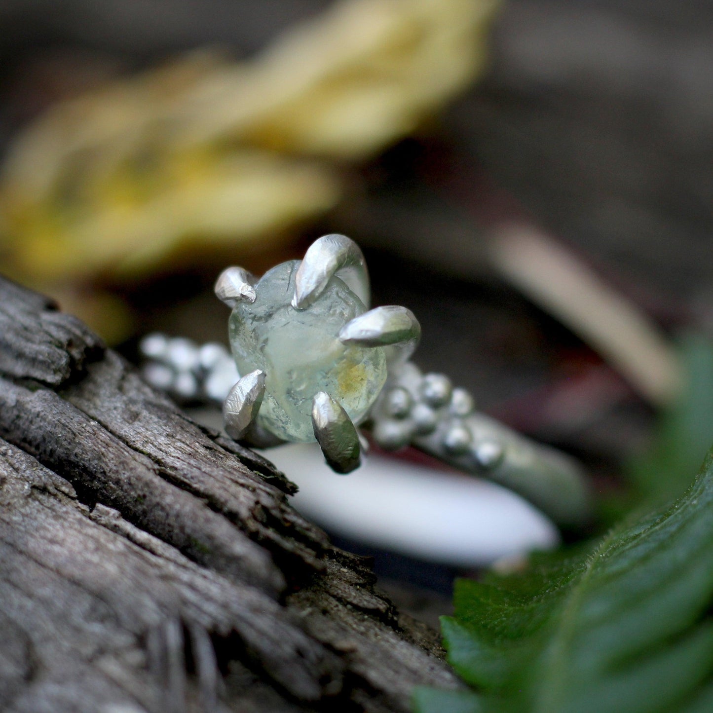 Montana Sapphire ring #3 - Forest Treasure