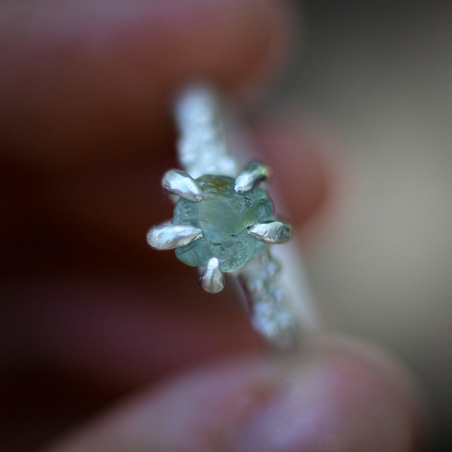 Montana Sapphire ring #3 - Forest Treasure