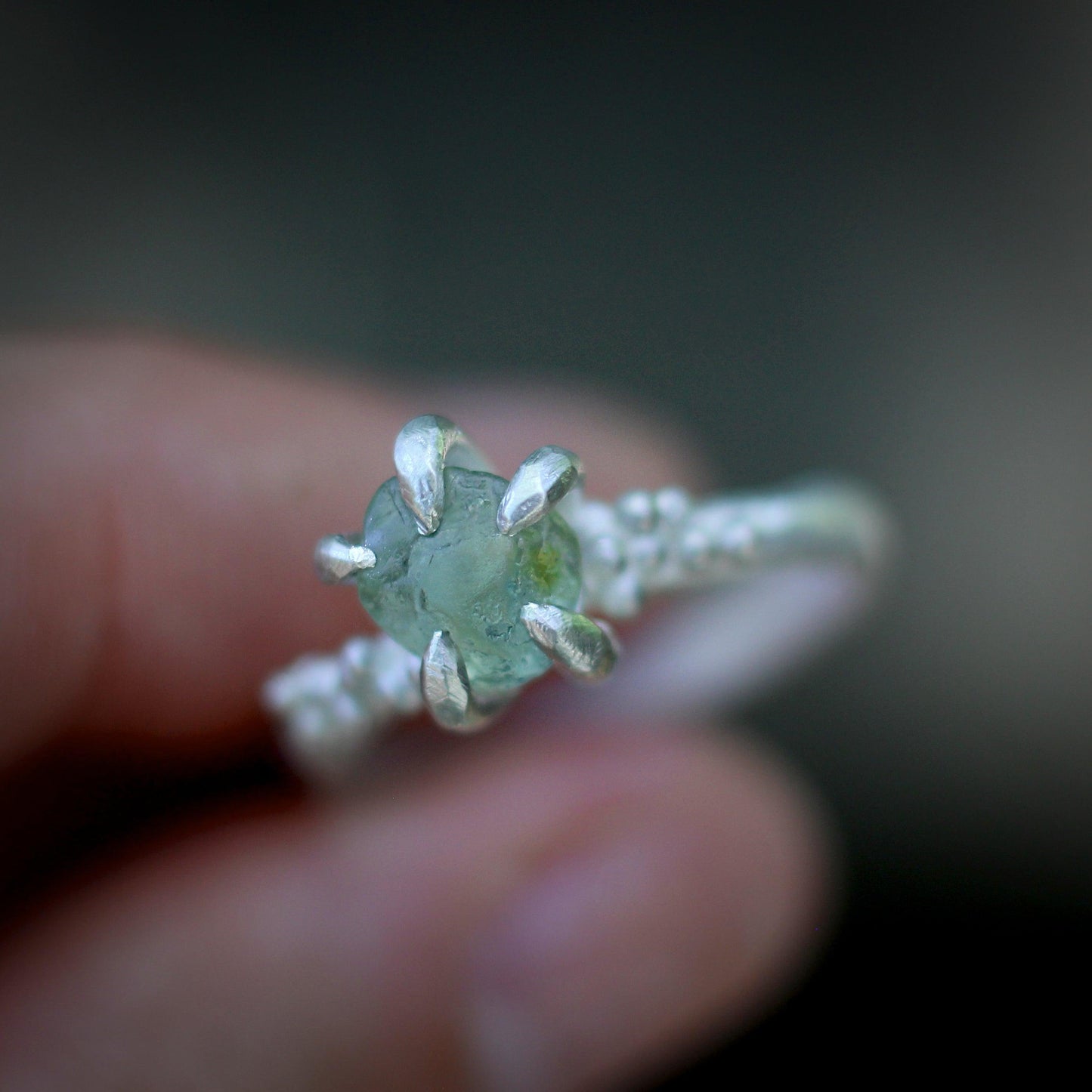 Montana Sapphire ring #3 - Forest Treasure