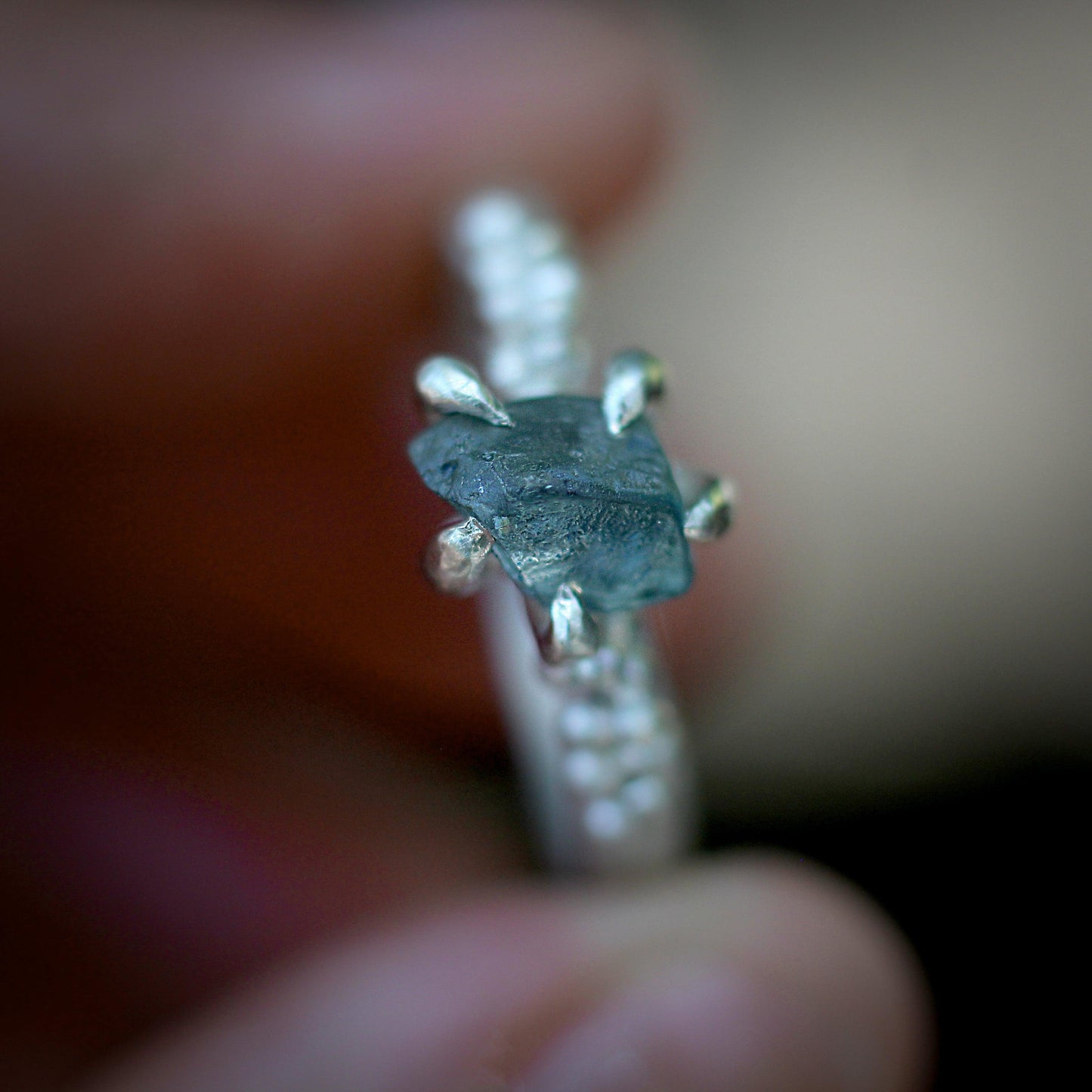 Montana Sapphire ring #2- Forest Treasure