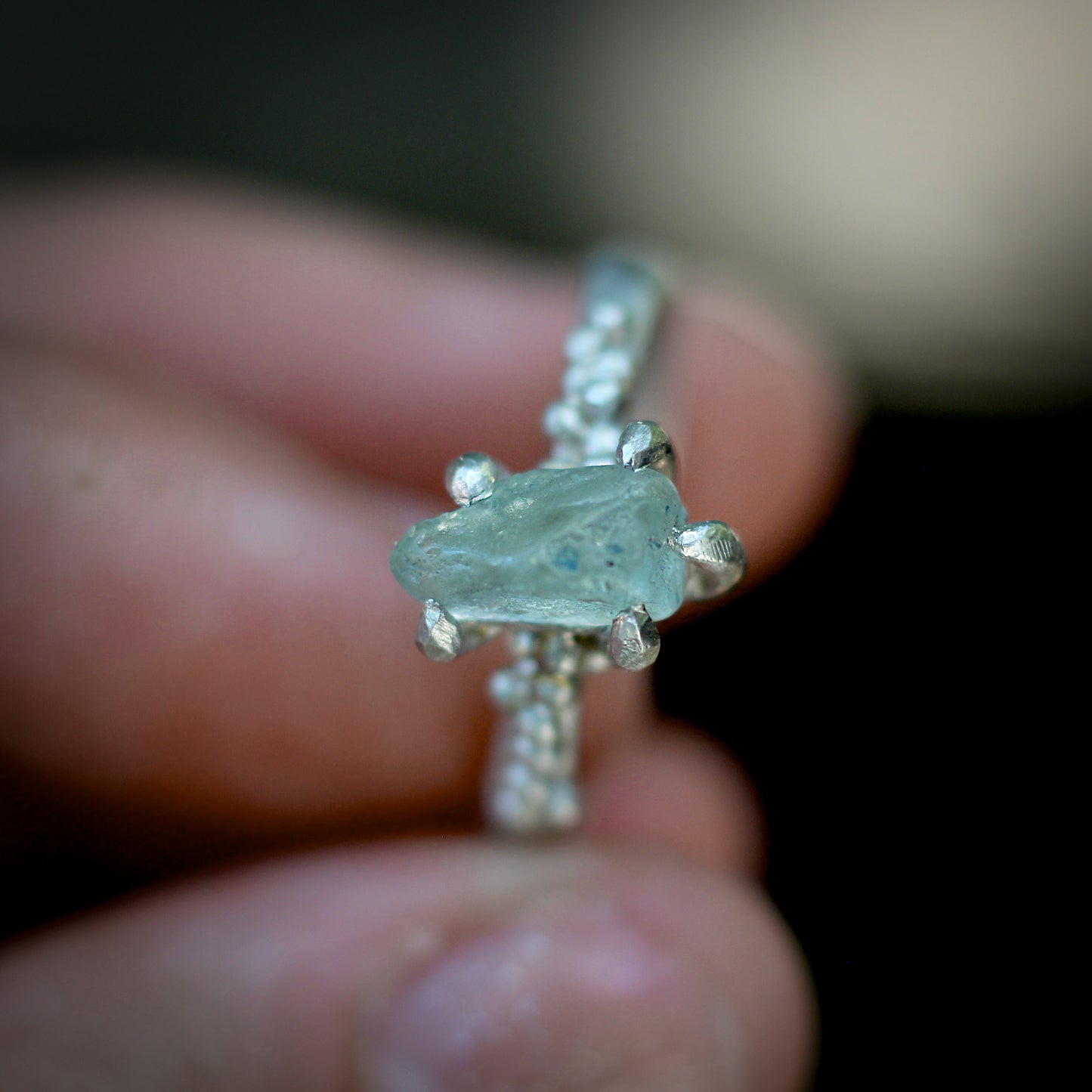 Montana Sapphire ring #1 - Forest Treasure