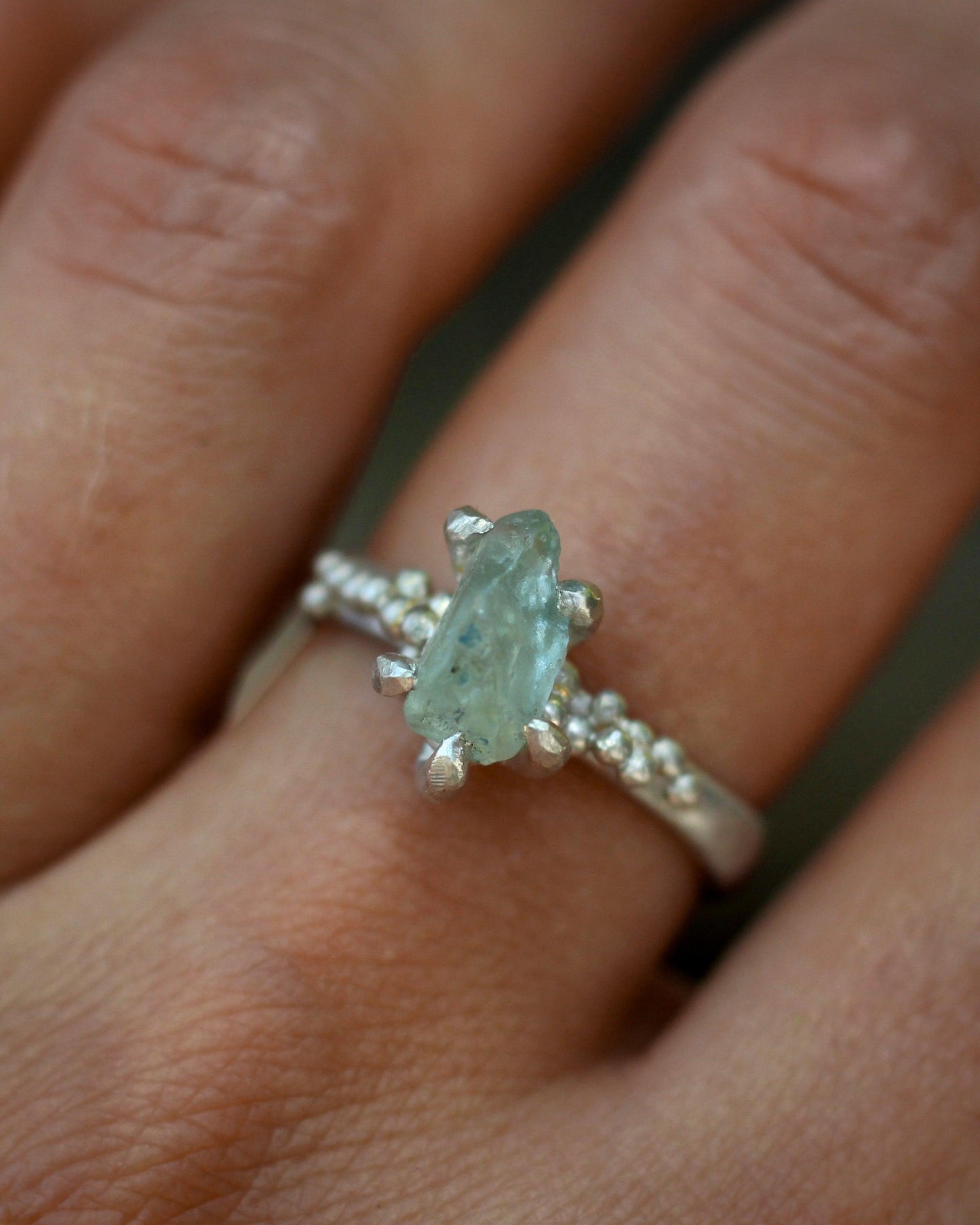 Montana Sapphire ring #1 - Forest Treasure