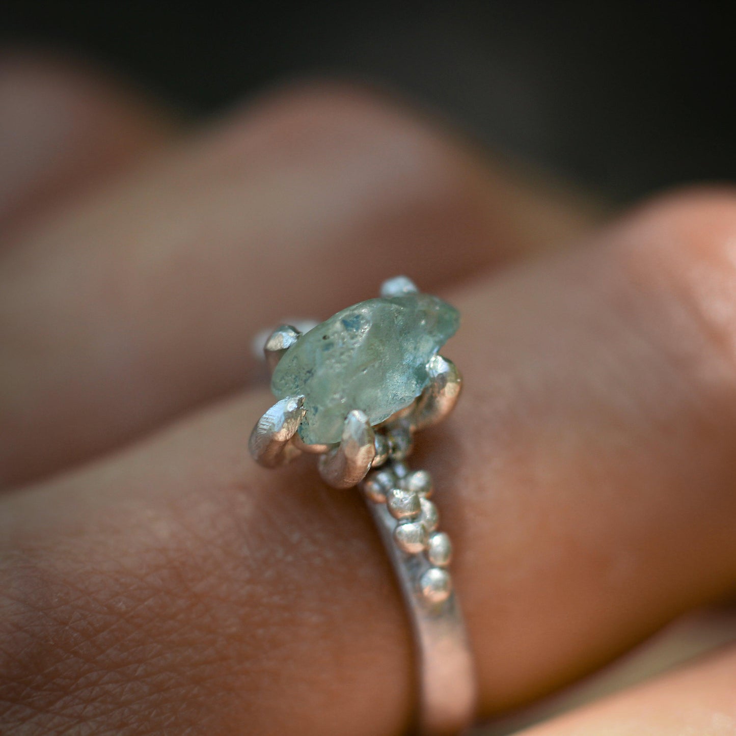 Montana Sapphire ring #1 - Forest Treasure