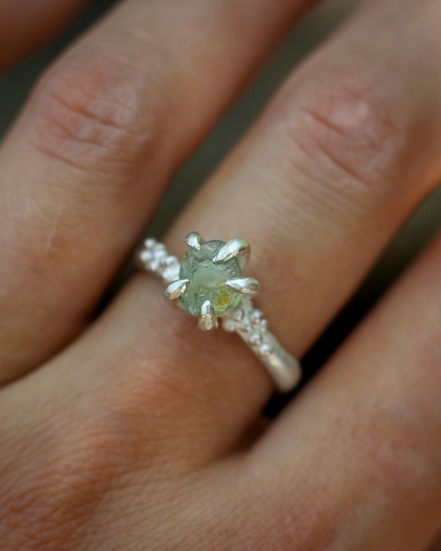 Montana Sapphire ring #3 - Forest Treasure