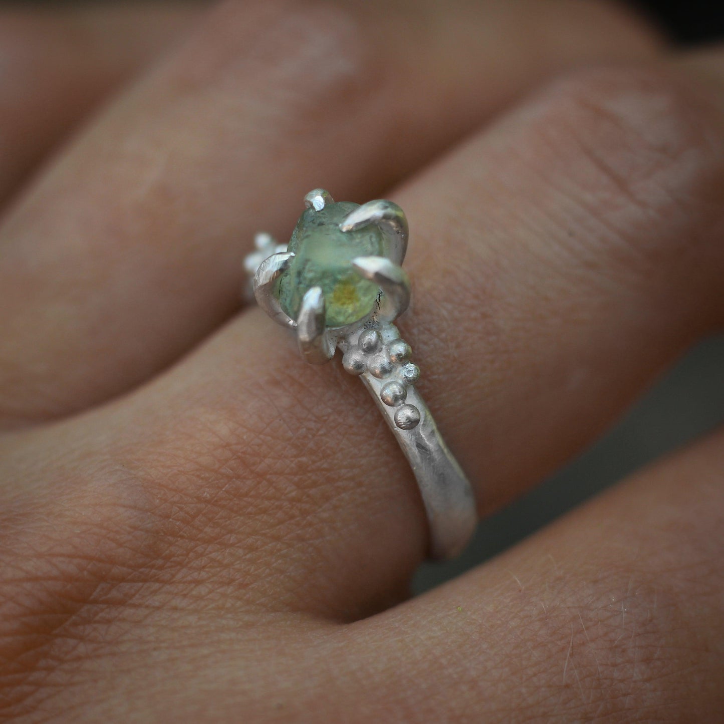 Montana Sapphire ring #3 - Forest Treasure