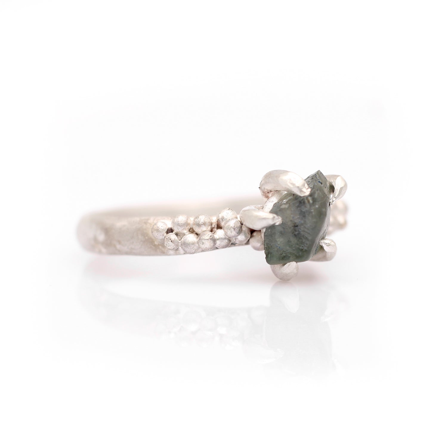 Montana Sapphire ring #2- Forest Treasure
