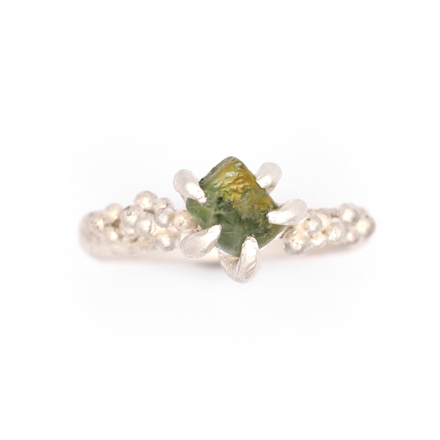 Montana Sapphire ring #4 - Forest Treasure