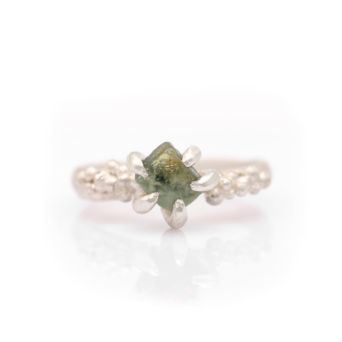 Montana Sapphire ring #4 - Forest Treasure