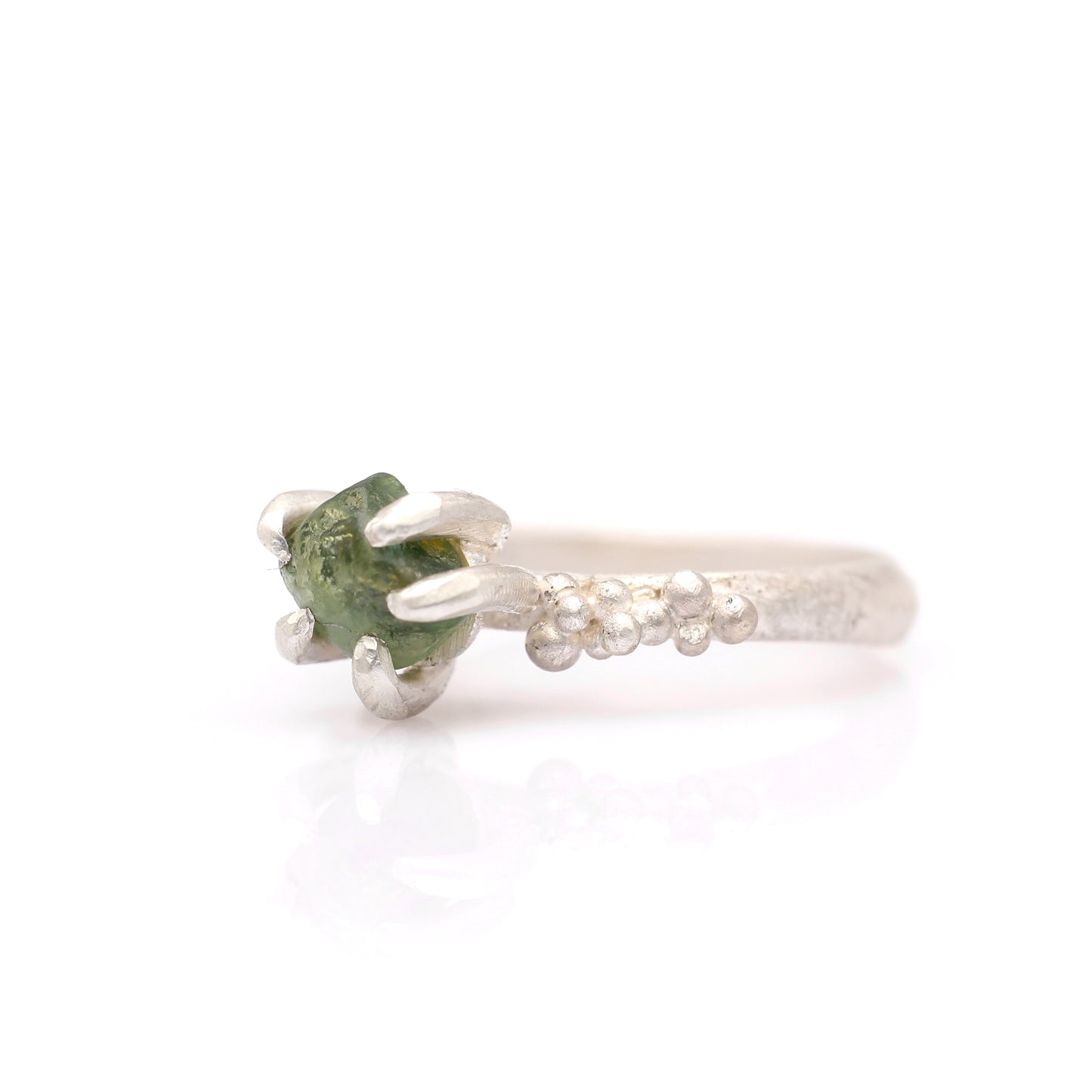 Montana Sapphire ring #4 - Forest Treasure
