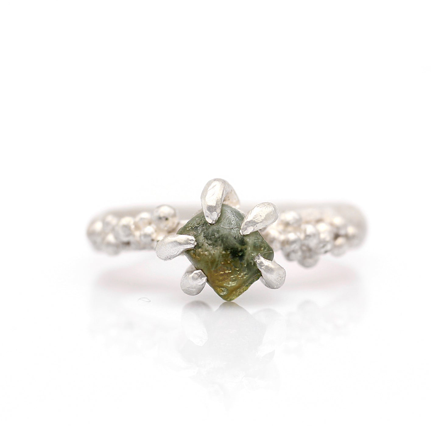 Montana Sapphire ring #4 - Forest Treasure