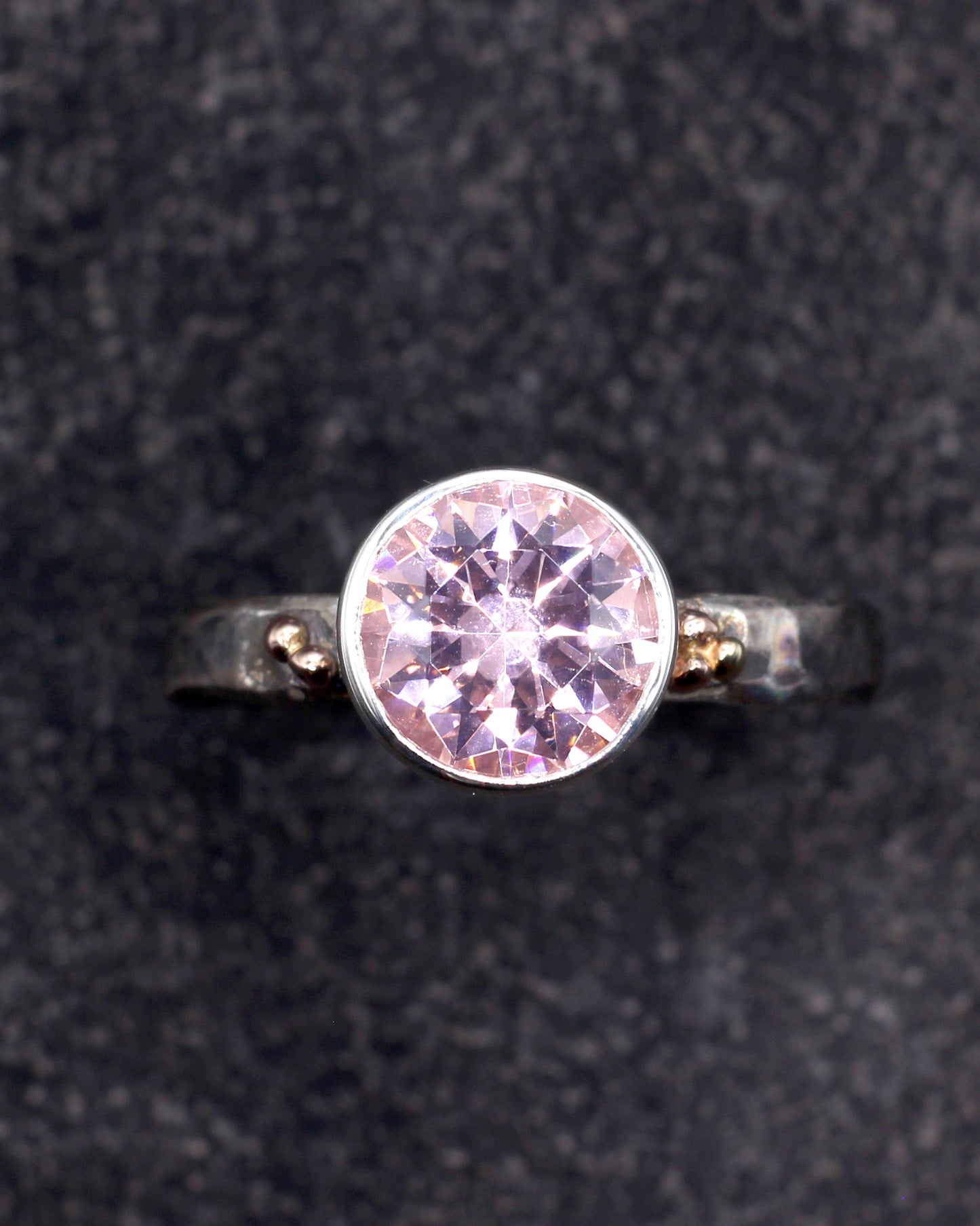 Lab Grown Pink Morganite Solitaire
