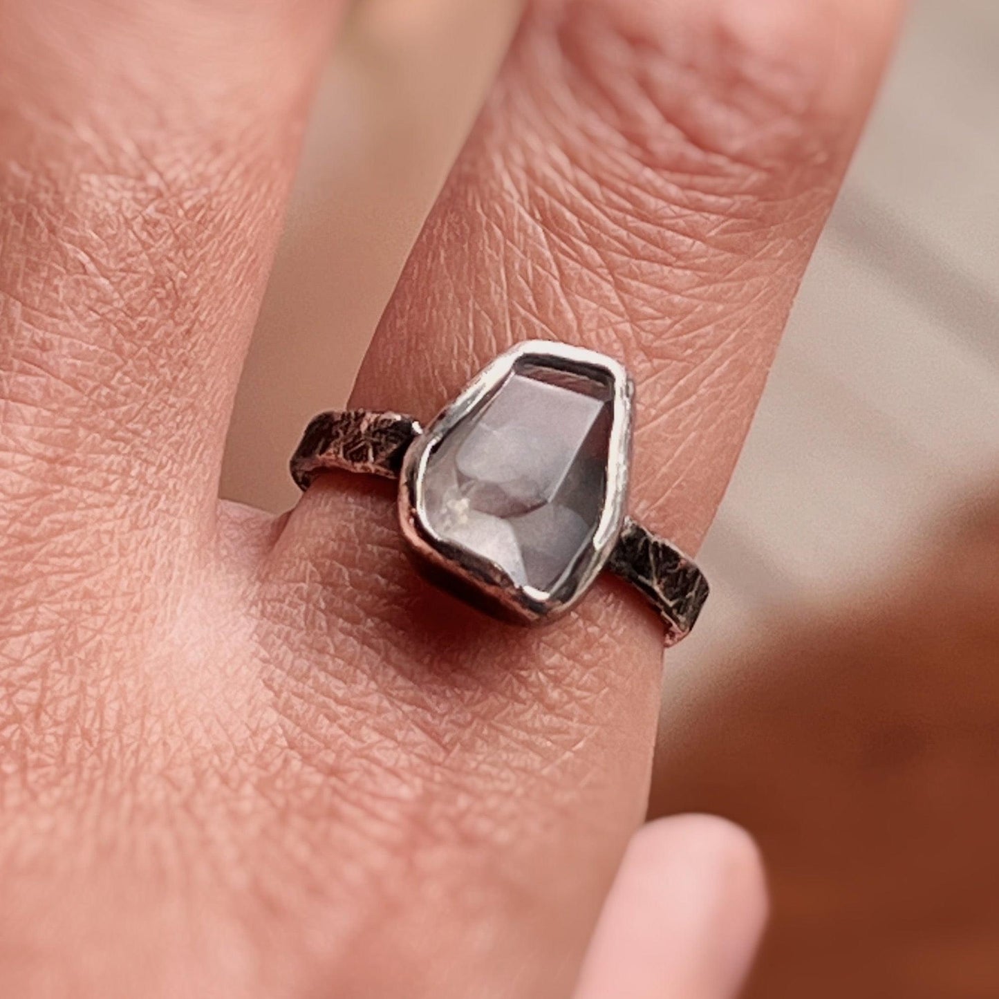 Crystal coffin Ring