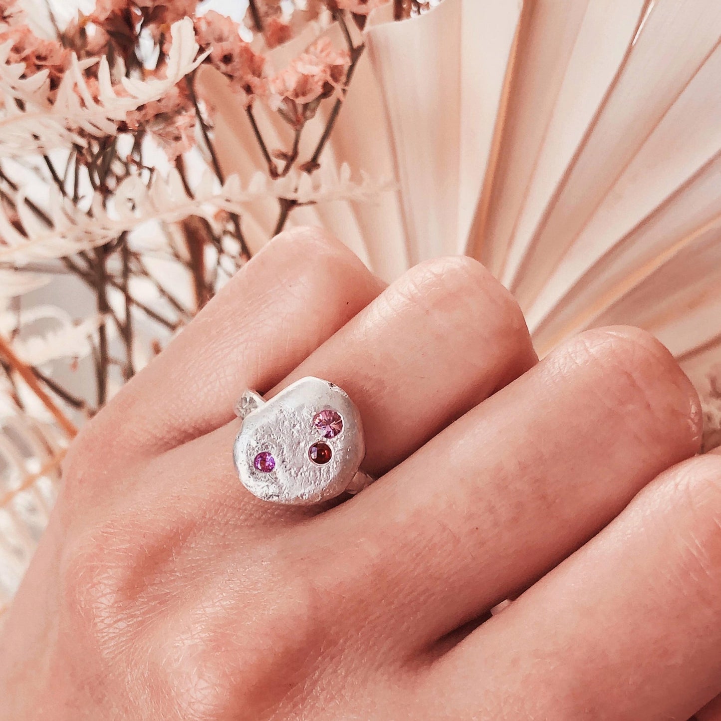 Delia Pebble Ring