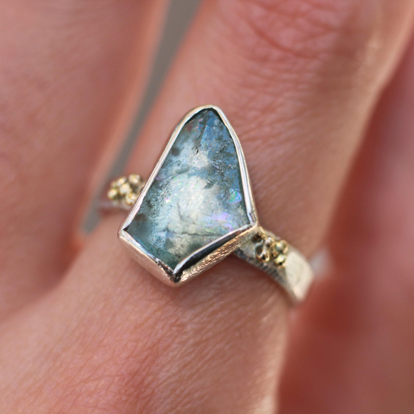 Grecia Ring - Aquamarine ring