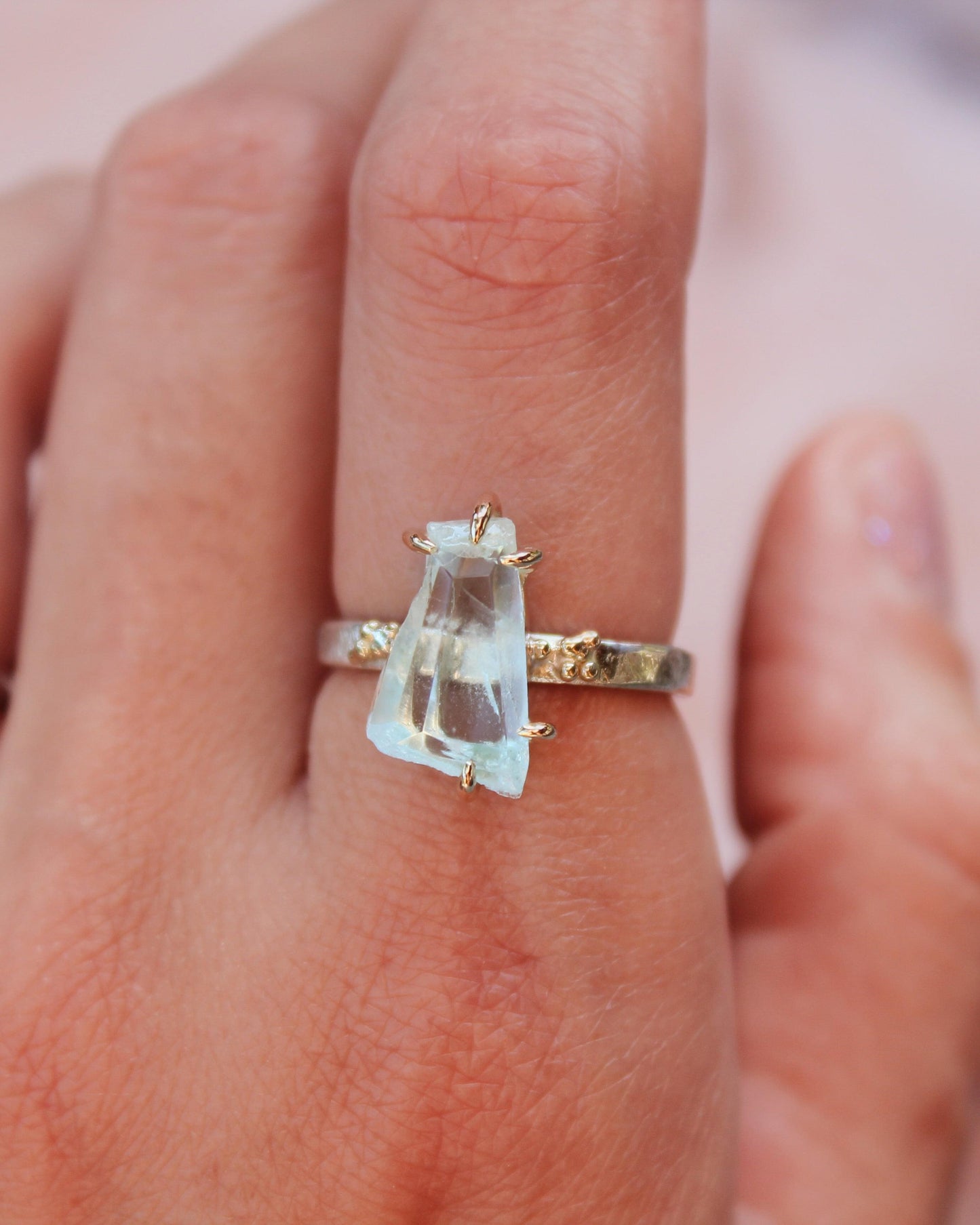 Gaia Aquamarine Ring