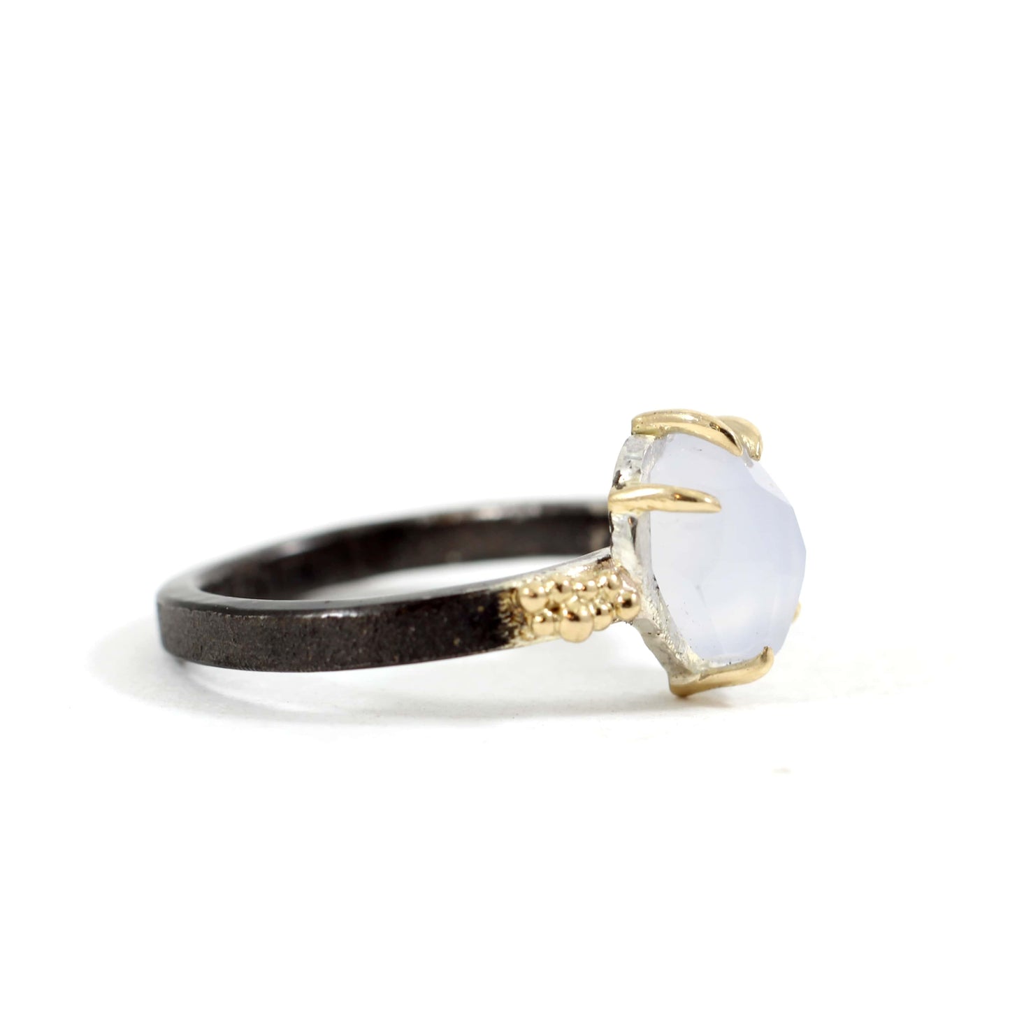 Blue Chalcedony Stone Ring