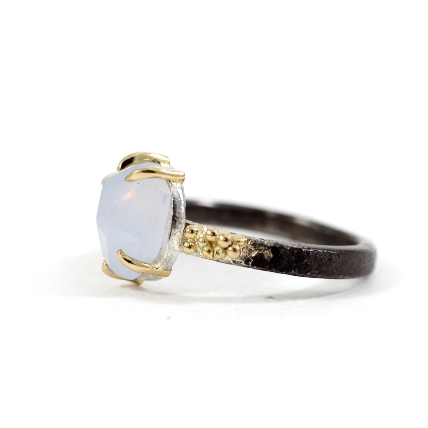 Blue Chalcedony Stone Ring