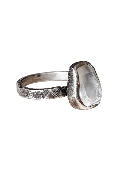 Crystal coffin Ring