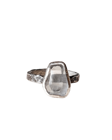 Crystal coffin Ring
