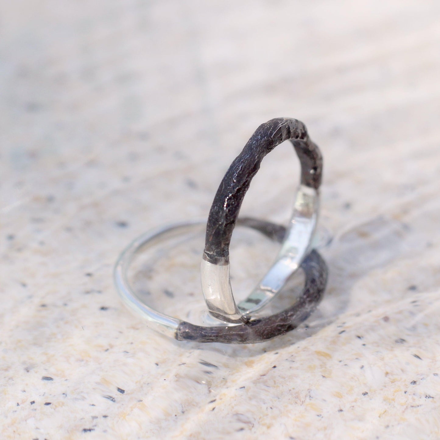 Land + Sea Stacking Ring