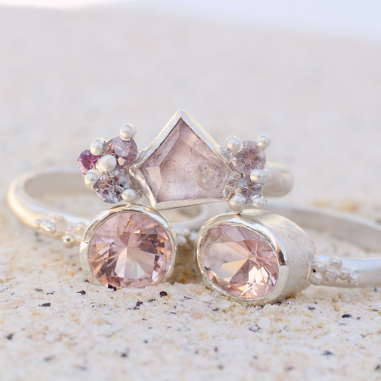 Mermaid's Dream - Morganite Sapphire Ring