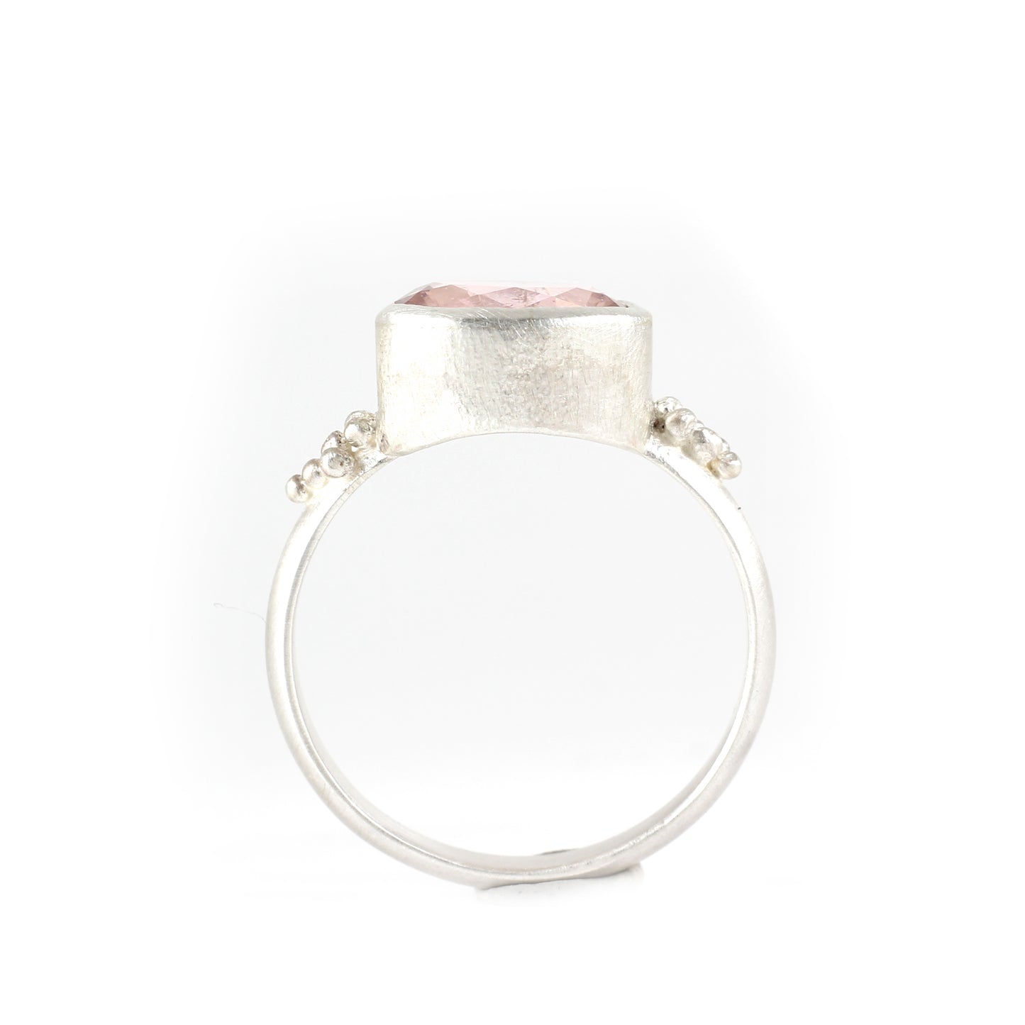 Her Ring - Oval Lab Grown Morganite Ring