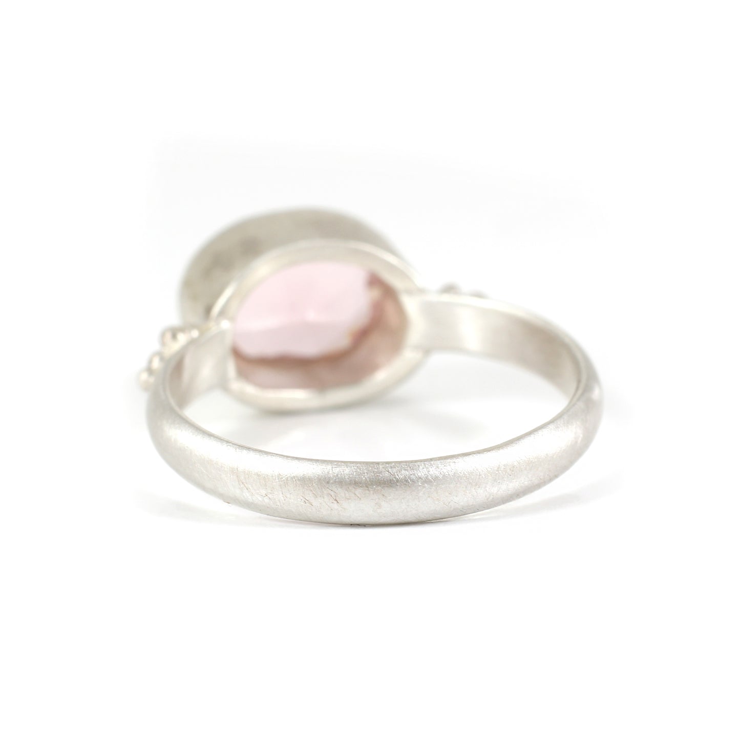 Her Ring - Oval Lab Grown Morganite Ring