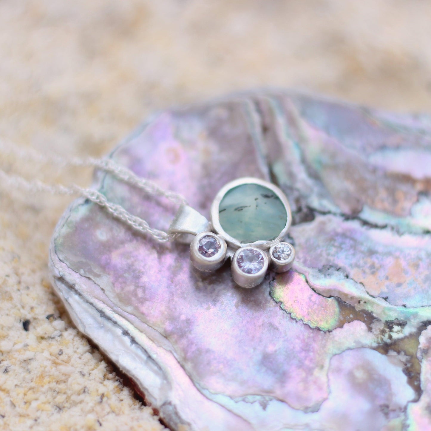 Enchanted Waters Necklace - Peruvian Opal