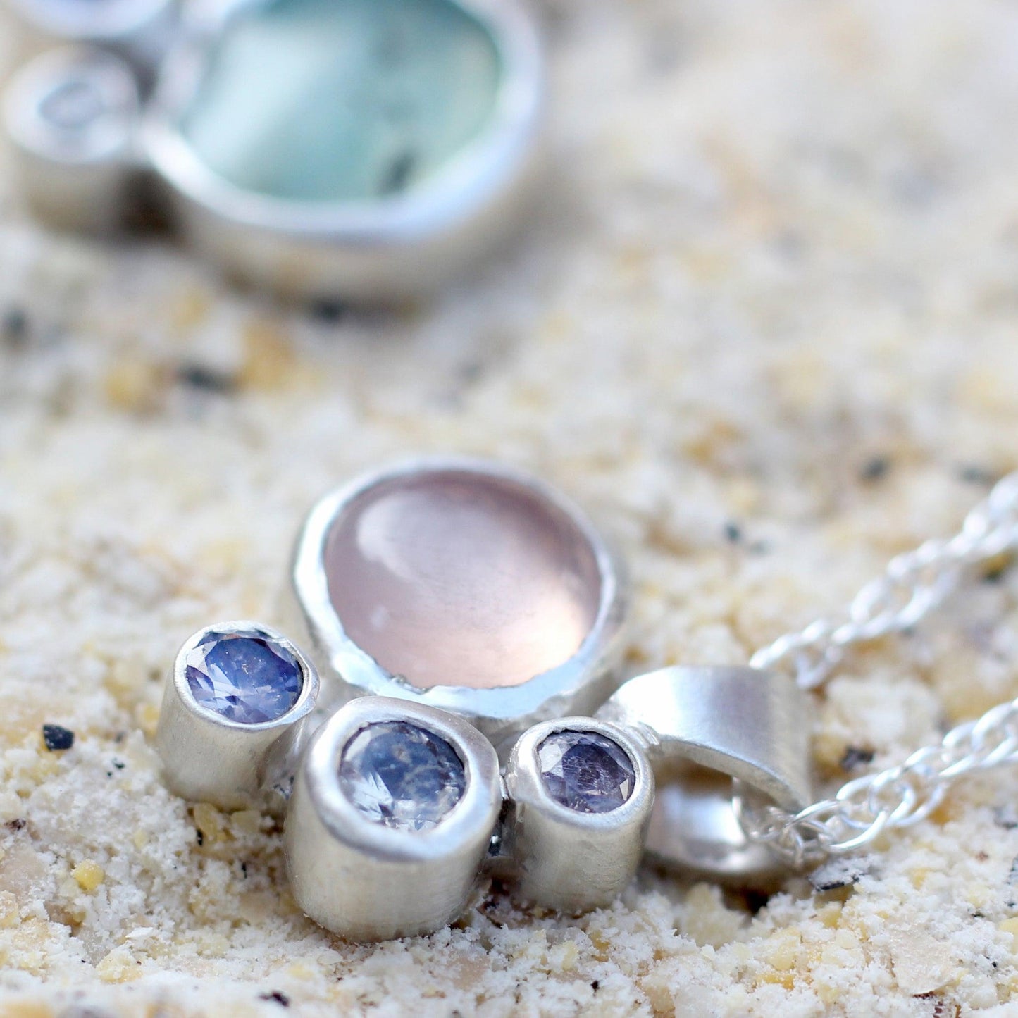 Siren's Lullaby Necklace - Rose Quartz