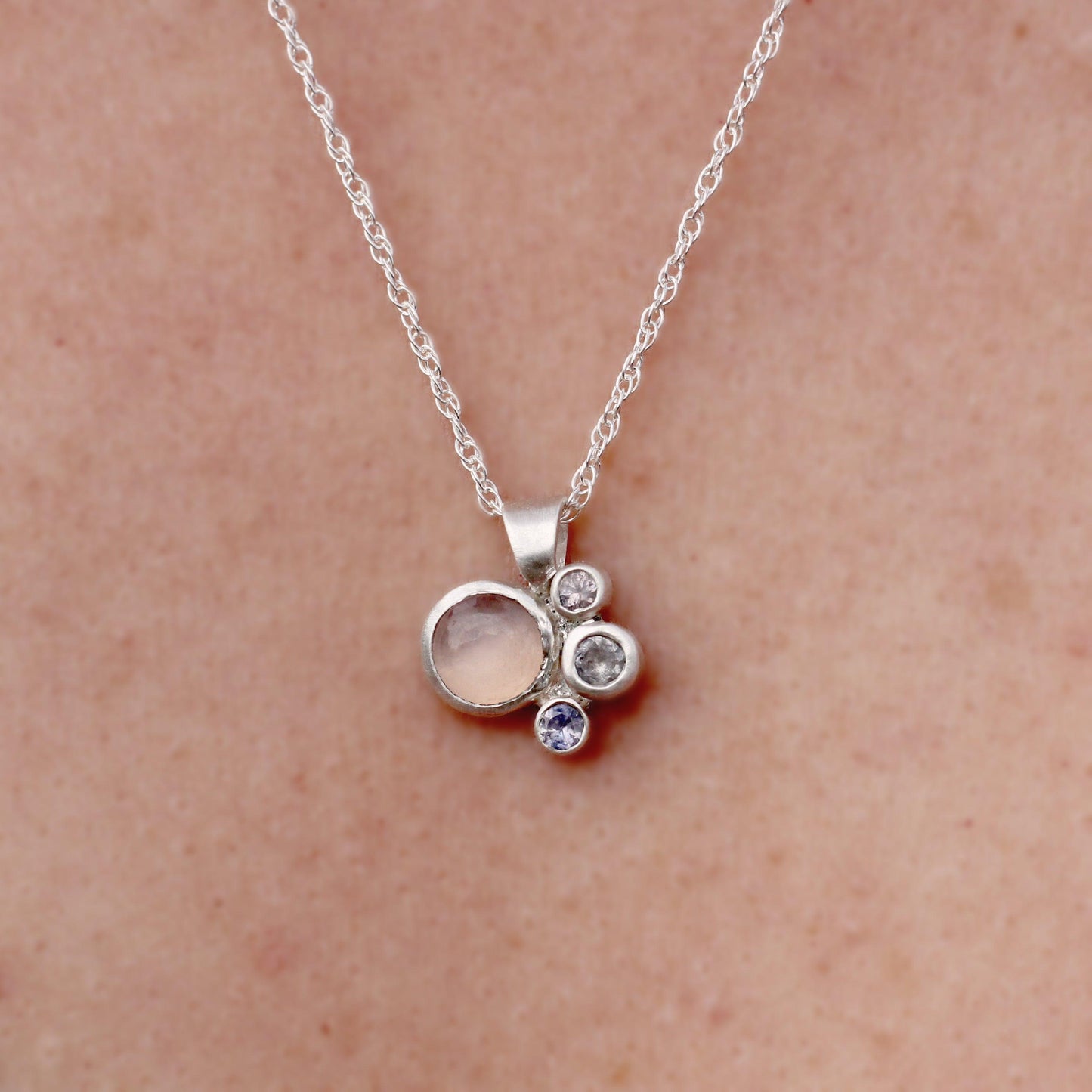 Siren's Lullaby Necklace - Rose Quartz