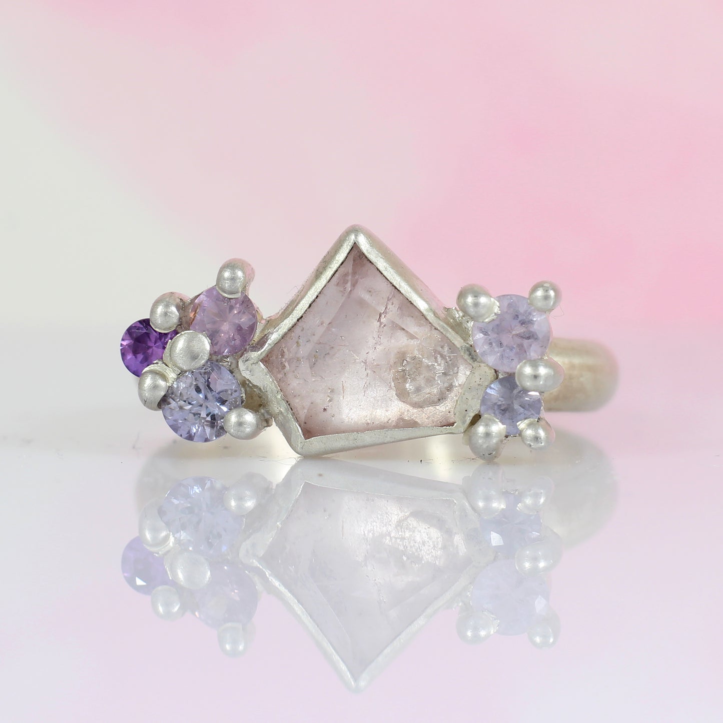 Mermaid's Dream - Morganite Sapphire Ring