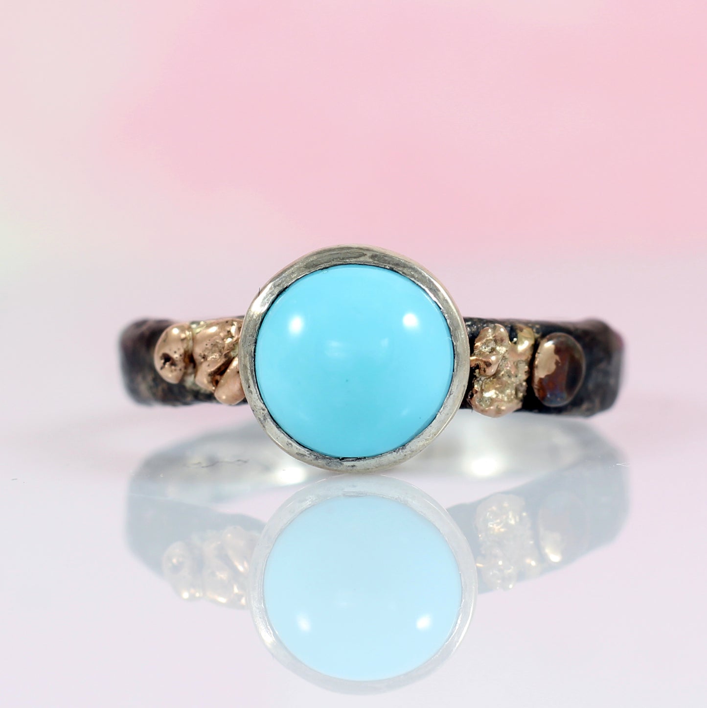 Turquoise button