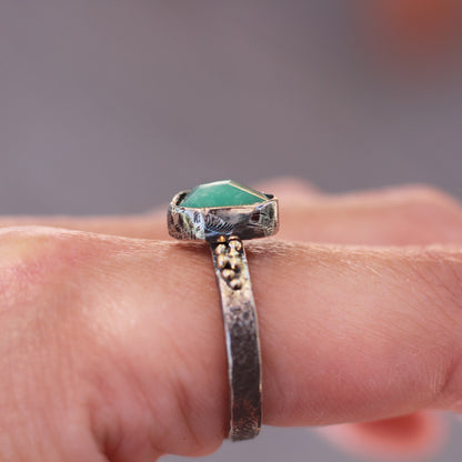 Samsa Ring - Amazonite ring