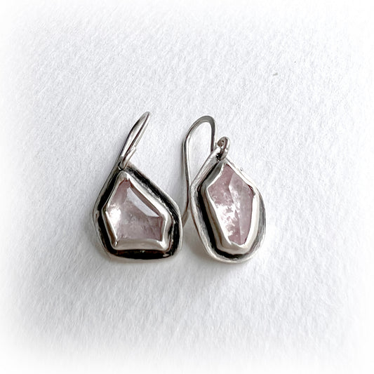 Morganite Drop earrings