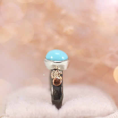 Turquoise button