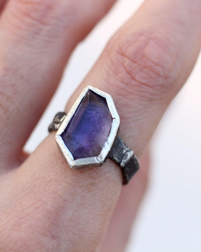 Amethyst Rock ring