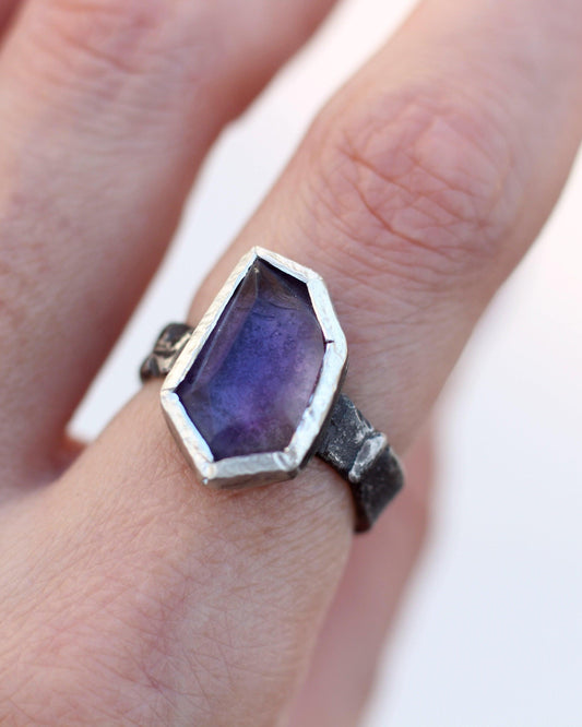 Amethyst Rock ring