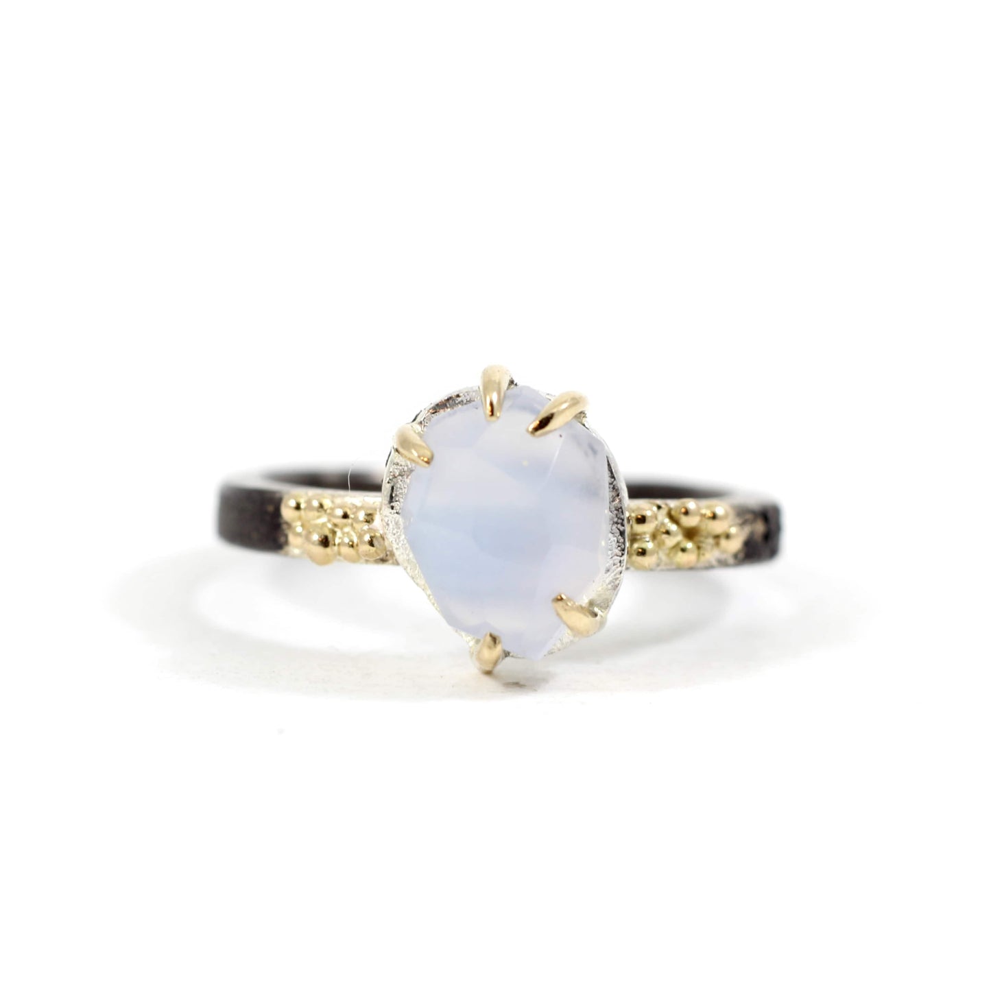 Blue Chalcedony Stone Ring