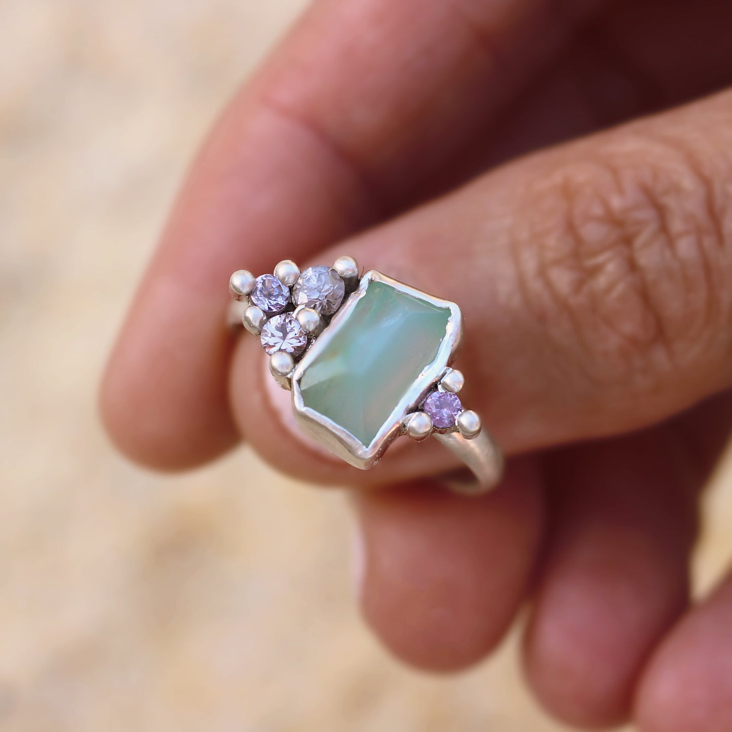 Opal Reef Mermaid Ring - Peruvian opal